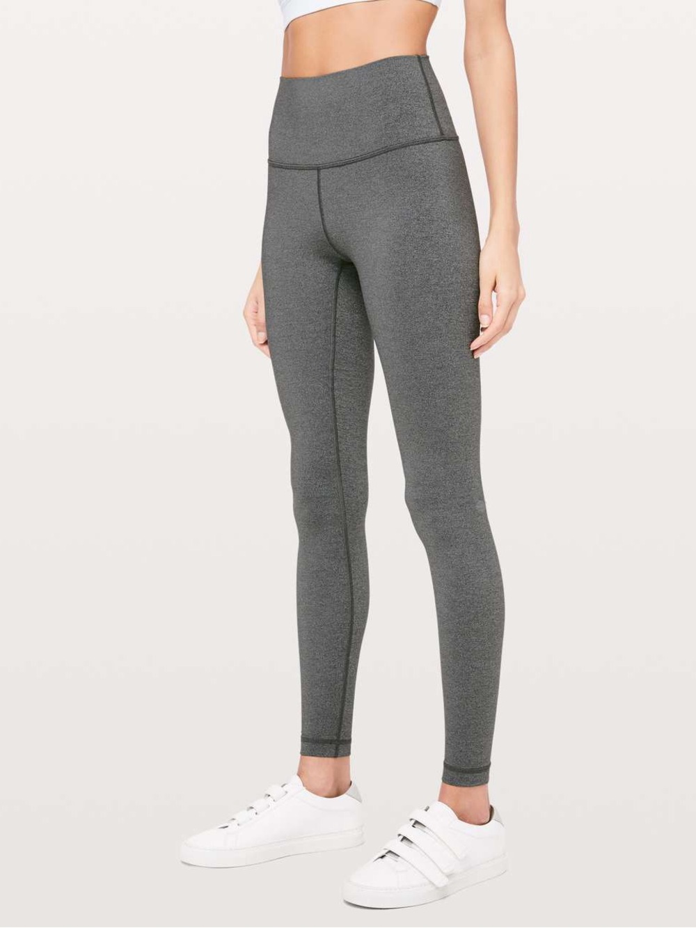 Lululemon Wunder Under Hi-Rise Tight 28" - Heathered Black Grey Leggings